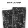 Design Skinz Smooth Black Marble Full-Body Cover Wrap Decal Skin-Kit Compatible with Google Pixel 3 XL (Screen Trim & Back Skin) view 4