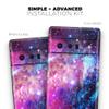 Design Skinz Bright Trippy Space - Full-Body Cover Wrap Decal Skin-Kit Compatible with The Google Pixel 4 XL (Full-Body, Screen Trim & Back Skin) view 4
