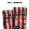 Design Skinz American Distressed Flag Panel Full-Body Cover Wrap Decal Skin-Kit Compatible with Google Pixel 2 XL (Screen Trim & Back Skin) view 4
