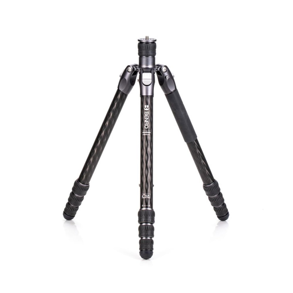 Benro Rhino 3 Series Carbon Fiber Tripod  4-Section Heavy-Duty Carbon Tripod with Reverse Folding Legs, Twist Locks & 44 lb Load Capacity for DSLR, Mirrorless & Video Cameras (FRHN34C)