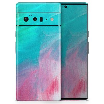 Design Skinz Pastel Marble Surface Full-Body Cover Wrap Decal Skin-Kit Compatible with Google Pixel 1 XL (Screen Trim & Back Skin)