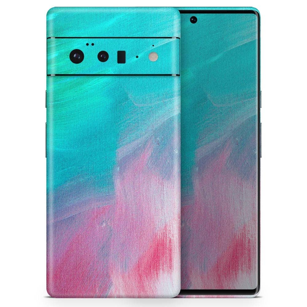 Design Skinz Pastel Marble Surface Full-Body Cover Wrap Decal Skin-Kit Compatible with Google Pixel 1 XL (Screen Trim & Back Skin)