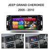 ROADYAKO 6.95Inch Indash 1Din Android 7.1 Car Stereo Radio for Jeep Grand Cherokee 2005 2006 2007 2008 2009 2010 Auto GPS Navigation Head Unit 4G WiFi RDS view 4
