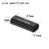 rgzhihuifz Type-C Female to Type-C Female Adapter, Converter, Support Data Synchronization and Charging, Suitable for Mobile Phones, Computers, Notebook Computers,6-Pack view 3