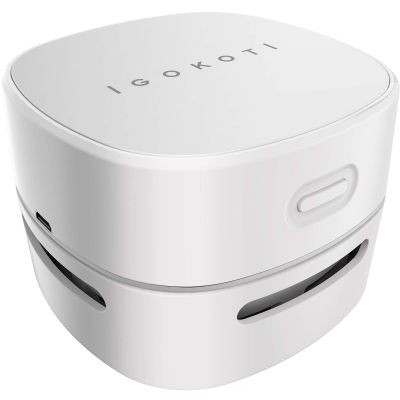 IGOKOTI Desk Vacuum Cleaner Mini,Counter Vacuum,Tabletop Vacuum Cleaner USB Rechager, Cordless Energy Saving Design