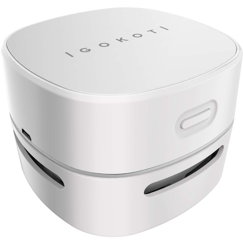 IGOKOTI Desk Vacuum Cleaner Mini,Counter Vacuum,Tabletop Vacuum Cleaner USB Rechager, Cordless Energy Saving Design