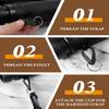 Binocular Harness Strap for Hunting, X-shaped Decompression Binocular Straps for Birding, Binocular Straps Harness, Suitable for Outdoor Camping, Hiking, Outdoor Survival, Search and Rescue Activities view 2