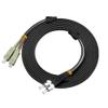 Jeirdus 16FT SC to ST Outdoor Armored Duplex 50/125 OM2 Fiber Optic Cable Jumper Optical Patch Cord Multimode 5Meters 5M SC-ST view 1