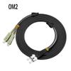Jeirdus 16FT SC to ST Outdoor Armored Duplex 50/125 OM2 Fiber Optic Cable Jumper Optical Patch Cord Multimode 5Meters 5M SC-ST view 2