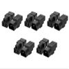 greenDracaena Dracaena 10 Pack IEC320 C14 Male to Nema 5-15R PDU USA UPS Extension Power Plug Adapter,IEC C14 Male Plug to Nema 5-15R US 3 Pin Female Power Adapter Connector view 1