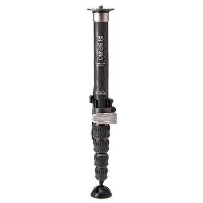 Benro Carbon Fiber Monopod 6-Section Lightweight Travel Monopod with Twist Locks, Folding Base, 360 Swivel, and High Load Capacity for DSLR, Mirrorless & Video Cameras (MSD36C)