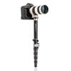 Benro Carbon Fiber Monopod 6-Section Lightweight Travel Monopod with Twist Locks, Folding Base, Quick Height Adjustment, and High Load Capacity for DSLR, Mirrorless & Video Cameras (MSD46C) view 3