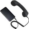 YTYKINOY Retro 3.5mm Telephone Handset Cell Phone Receiver Mic Microphone Speaker for iPhone iPad Mobile Phones Cellphone Smartphone (Black) view 2