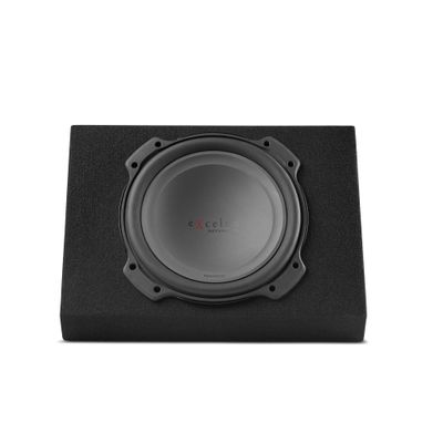Kenwood Excelon P-XRW1202WB 12" Oversized Subwoofer with Sealed Wedge Enclosure | Ribbed Polypropylene Cone with Rubber Surround
