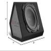Kenwood Excelon P-XRW1202WB 12" Oversized Subwoofer with Sealed Wedge Enclosure | Ribbed Polypropylene Cone with Rubber Surround view 4