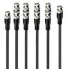 JOINSI 5-Pack 5ft BNC Male to BNC Male Jumper 75-Ohm Cable Extension Connector for CCTV DVR to TV System view 1