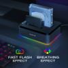 Inateck RGB SATA to USB 3.0 Hard Drive Docking Station with Offline Clone, for 2.5 and 3.5 Inch HDDs and SSDs, UASP Supported, Black SA02003 view 2