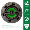 Beale Street 2-Way Dome Speakers - Pair in-Ceiling Surround Sound Speakers for Home Theatres - Patented Sonic Vortex Technology for Rich, Deep, and Clear Bass Frequency Sounds, 6.5 in Silk Dome view 2