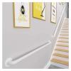 WYFZT White Stair Banister Handrail | Stair Rail Kit | Handrails for Stairs 1 2 3 4 5 6 metres, Stairway Railing | Hand Rails for Indoor Stairs Outdoor Step Wall Mounted (Size : 9ft/270cm) view 1