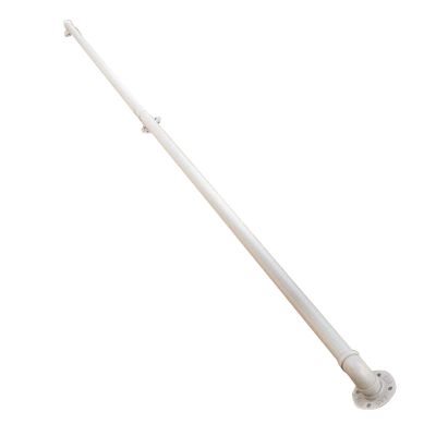 WYFZT White Handrail for Stairs Step,Indoor and Outdoor Stair Banister Railing Support Kit, 1m 1.5m 2m 2.5m 3m Wrought Iron Elderly Kids Safety Hand Rails (Size : 280cm)