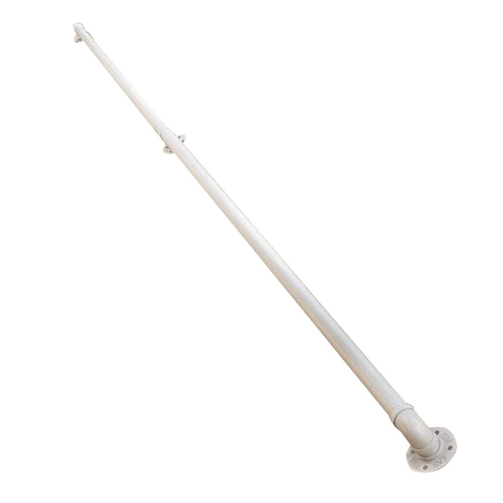 WYFZT White Handrail for Stairs Step,Indoor and Outdoor Stair Banister Railing Support Kit, 1m 1.5m 2m 2.5m 3m Wrought Iron Elderly Kids Safety Hand Rails (Size : 280cm)