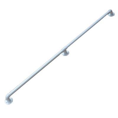 WYFZT Modern White Stairs Banister Handrail for Indoor and Outdoor - 1ft~20ft Complete Kit, 1m 1.5m 2m 2.5m 3m Staircase Railing Safety Hand Rails (Size : 8ft/240cm)