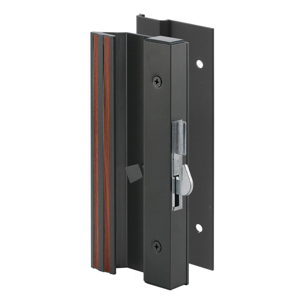 LAWNITATOR Latch Handle with Low Profile & Base44; Black & Aluminum