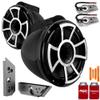 Wet Sounds REV 10B-SBM 10" Swivel Black Tower Speakers with Malibu G5 Tower Adapters view 2