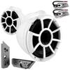 Wet Sounds REV 10W-SBM 10" Swivel White Tower Speakers with Malibu G5 Tower Adapters view 1