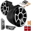 Wet Sounds REV 10B-X 10" Black Tower Speakers with Malibu G5 Tower Adapters view 2