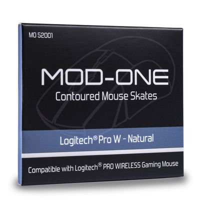MOD-ONE Contoured Mouse Skates for Logitech Pro Wireless, Natural