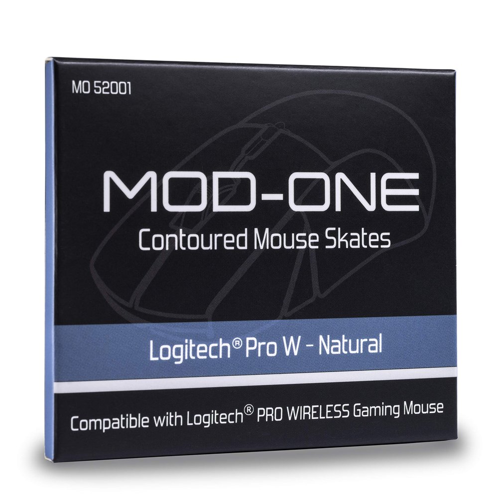 MOD-ONE Contoured Mouse Skates for Logitech Pro Wireless, Natural