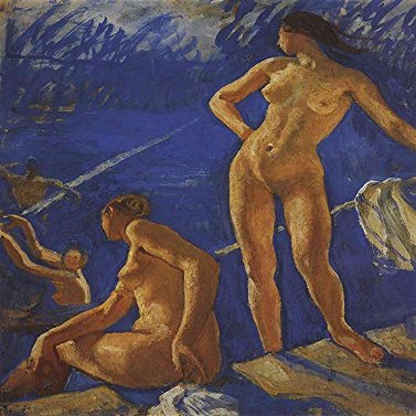 Bathing : 1917 : Zinaida Serebriakova : Archival Quality Art Print