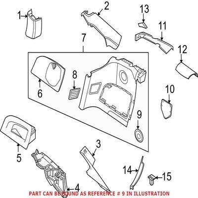 Genuine OEM Rear Speaker Cover Black For BMW E85 E86 Z4 2.5i 3.0i Coupe 3.0si M Roadster 2003-2008 2.5L L6 Natural Asp RWD