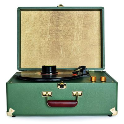 ARCH Retro Gramophone,Vintage 3-Speed Portable Suitcase Record Player with Built-in Speakers,Turntable Built-in Dynamic Omnidirectional Stereo Speakers