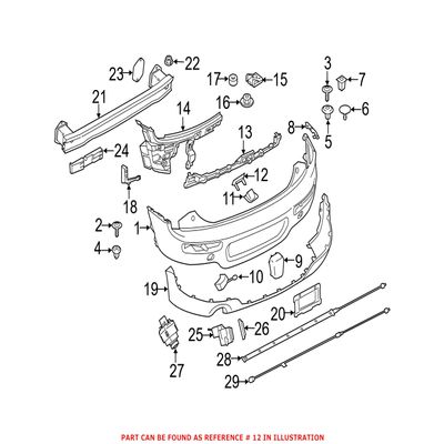Genuine OEM Park Assist Camera Bracket For Mini F54 Cooper Clubman ALL4 Base John Cooper Works S 2016-2019 Turbo