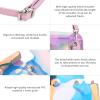 Bindpo Instant Camera Case, PVC Camera Protective Cover Rainbow Transparent Sling Shell Bag with Shoulder Strap for Mini 11/9/8 Camera view 2