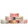 YUBX Flowers Washi Tape 6 Rolls Gold Foil Decorative Paper Masking Tape for Scrapbooking, Craft and DIY view 2