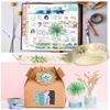 YUBX Flowers Washi Tape 6 Rolls Gold Foil Decorative Paper Masking Tape for Scrapbooking, Craft and DIY view 3