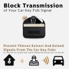 4 Pieces Faraday Bags Phone for Key Fob Protector Car RFID Signal Blocking Anti-tracking Faraday Pouch Shielding Wallets for Cell Phone Privacy Card Protection(Nylon Fabric) view 2