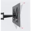 SHIJINHAO Full Motion Articulating TV Wall Mount Tilt Swivel Bracket Fits 32"-60" 4K HD LED LCD Screens, 35kg Weight Capacity (Color : Black, Size : 36x18x68cm) view 2