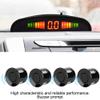 Yctze 4 Parking Sensors Buzzer Car Reverse Backup Rear Radar LED System Sound Alarm Universal Parking Sensor Park Assist Reverse Backup Object Assist Sensor view 4