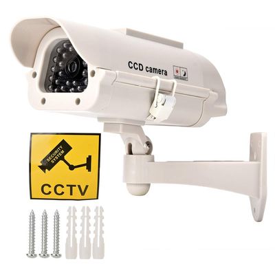 Fockety Solar Fake Camera, Highly Realistic Simulation Camera, for Indoor Home Office Outdoor