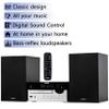 PHILIPS Bluetooth Stereo System for Home with CD Player, MP3, USB, Audio in, FM Radio, Bass Reflex Speaker, 60W, Remote Control Included view 3