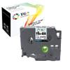(1 Pack) TG Imaging Compatible P-Touch TZc-221 TZe-221 Label Tape (3/8 Inch, 9mm) TZ-221 for Brother P-Touch PT D200 D400 D600 D700 1010 1100 Label Maker (Black on White) view 1