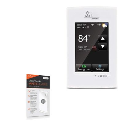 BoxWave Screen Protector Compatible with nVent Nuheat Signature - ClearTouch Anti-Glare (2-Pack), Anti-Fingerprint Matte Film Skin