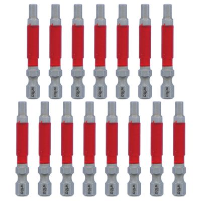 Terminator Impact Power Bit Hex, 15 Piece. 5/32" x 49mm