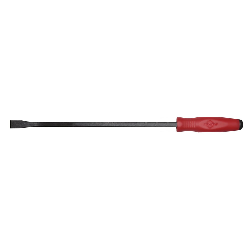 Mayhew Tools 31134HT Dominator Economy Curved Pry Bar, Red, 24"