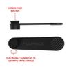 Fluance Vinyl Turntable and Record Accessory Kit with Record and Stylus Anti-Static Carbon Fiber Brushes, Frosted Acrylic Platter and Record Weight (VB52AP03RW03) view 2