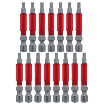 Terminator Impact Power Bit Hex, 15 Piece. 1/8" x 49mm
